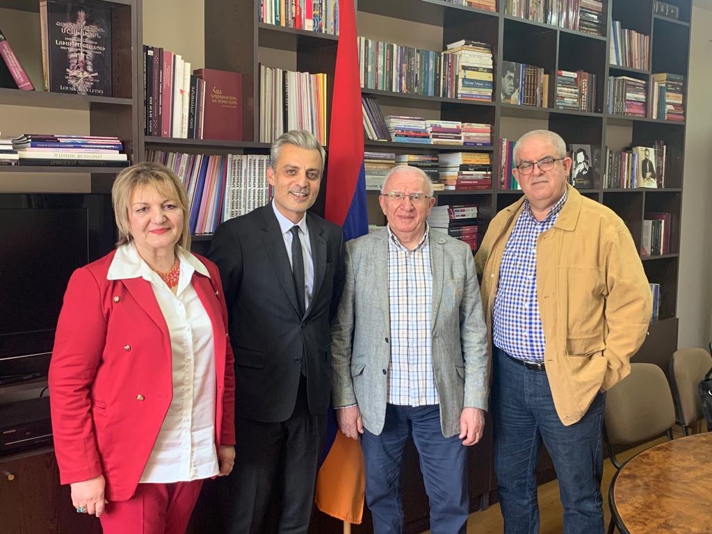 Meeting with Daniel Danielyan, the deputy minister of Education,Science Culture and Sport Ministry of the Republic of Armenia.